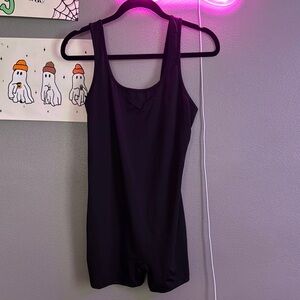 Chic Black Tank Bodysuit